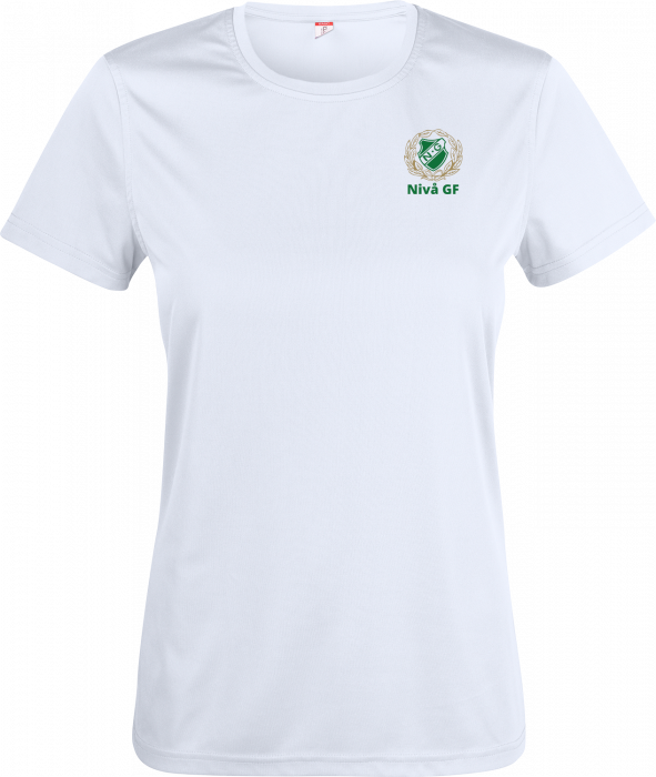Clique - Nivå Gymnastik Polyester T-Shirt Women - Blanco