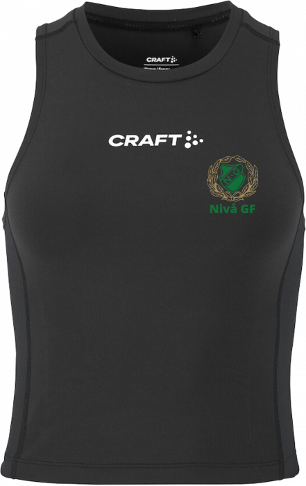 Craft - Nivå Gymnastik Crop Singlet - Noir