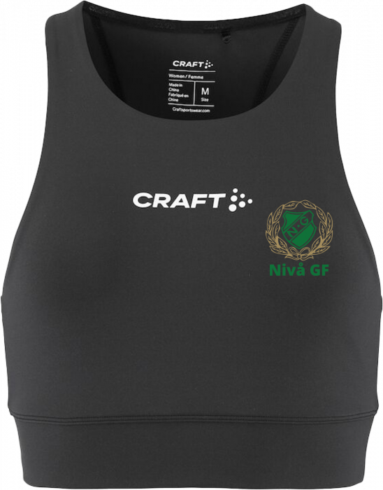Craft - Nivå Gymnastik Crop Top - Black