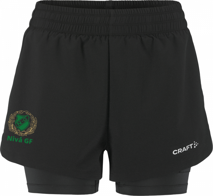 Craft - Nivå Gymnastik 2-In-1 Shorts Women - Noir