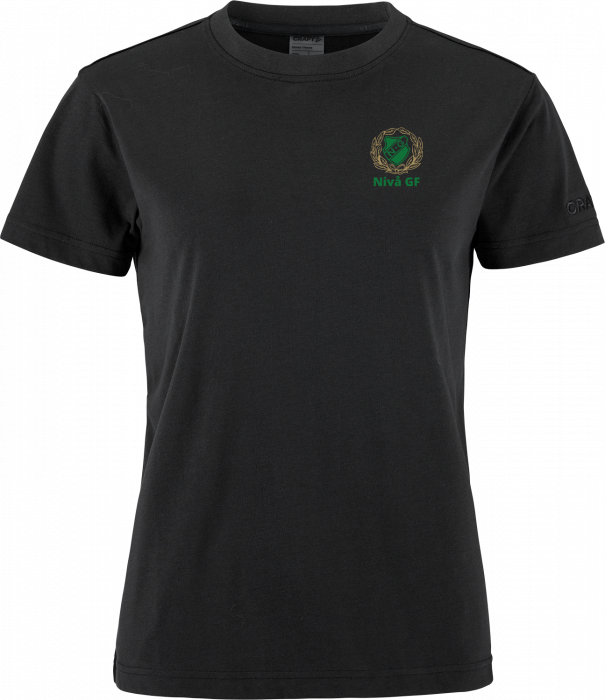 Craft - Nivå Gymnastik Cotton T-Shirt Women - Negro