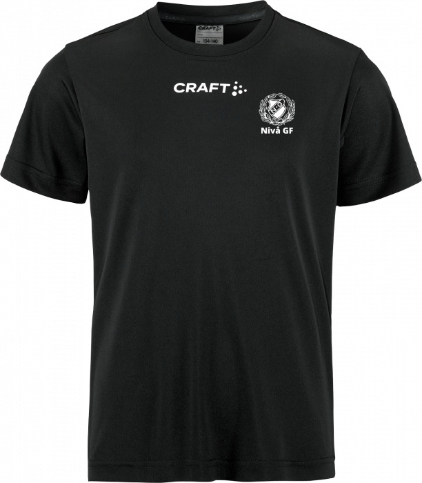 Craft - Nivå Gymnastik T-Shirt Kids - Nero