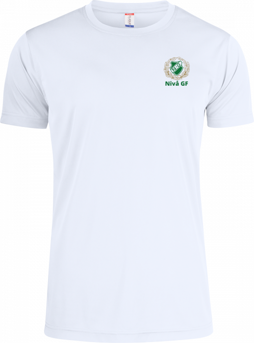 Clique - Nivå Gymnastik Polyester T-Shirt Kids - Blanco